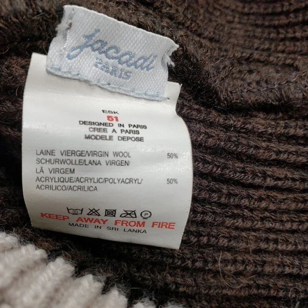 Jacadi Paris Little Boys (set of 2) Brown and Blue Knit Caps Beanie - Size 51